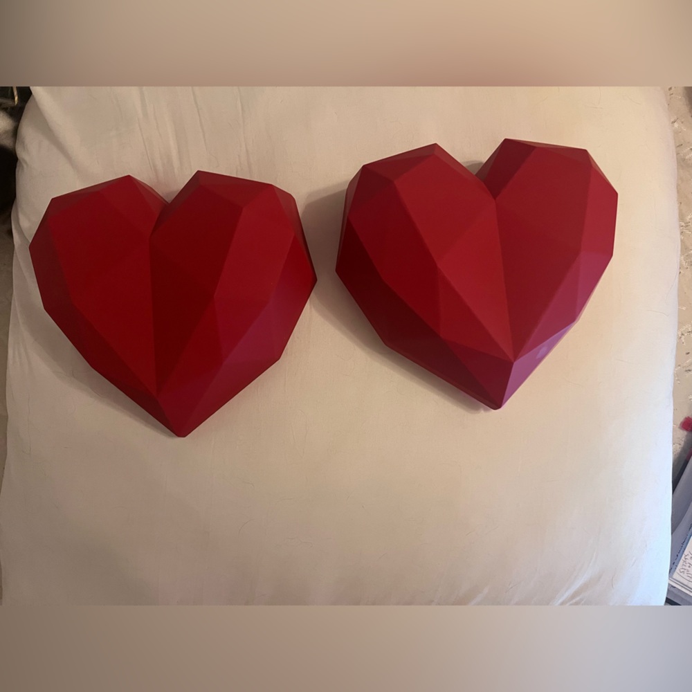 Heart-Shaped Rose Box - Pink & Red Foam Roses - Picture 3 of 6